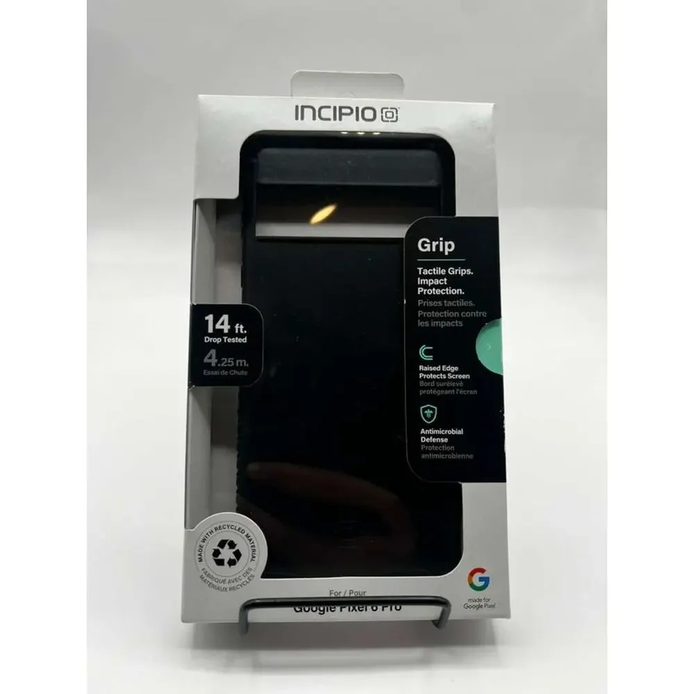 Incipio Grip Series Hard Case for Google Pixel 6 Pro Smartphones - Black